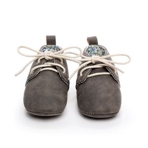 ❣️5 for $25 Gray lace up soft sole moccasin oxford